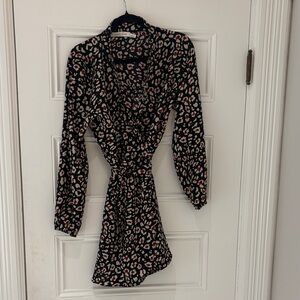Bishop and young Leopard Print Wrap Dress